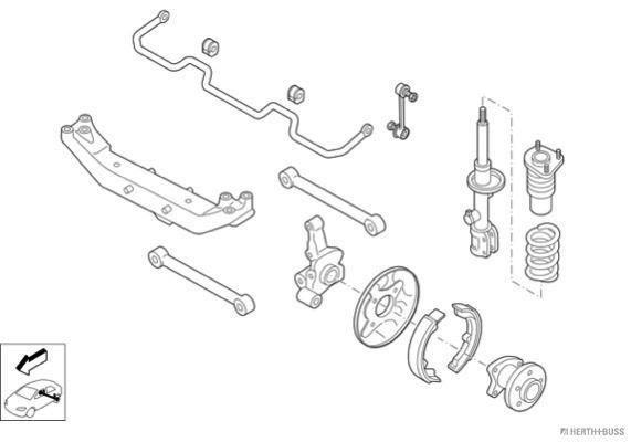 Подвеска оси / система подвески / колеса
